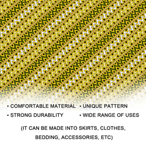 Tissu Wax <span class=keywords><strong>Africain</strong></span> Original Holandais <span class=keywords><strong>Pagne</strong></span> 6 Yards/Pièce pour Fêtes Artisanat Sacs Robes <span class=keywords><strong>en</strong></span> Coton Imprimé <span class=keywords><strong>Africain</strong></span> - Product Image 2