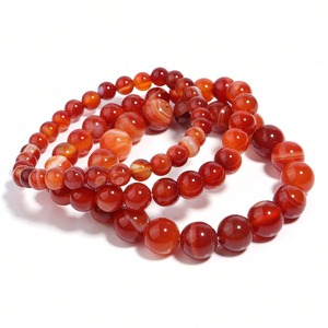Una nueva pulsera de ágata roja de alta calidad superventas que simboliza la buena suerte y la riqueza para unisex - Product Image 4