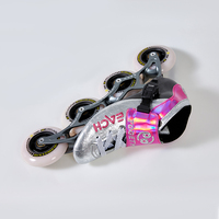 Patins à roulettes en ligne EACHkids avec roues en PU 100 mm*4/110 mm*3/110 mm*4 Chaussures de patinage de vitesse pour adultes