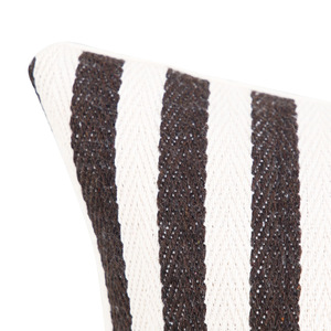 Vỏ GốI SọC Đánh Dấu Chất Lượng Tốt Vỏ Gối Da PU Chắp Vá 18X18 - Product Image 2