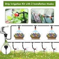 Dernière Offre Spéciale DIY arrosage goutte à goutte ensemble d'irrigation pour la ferme 1/2 pouces tuyau d'irrigation goutte à goutte automatique