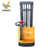 Mini chariot élévateur électrique VANELIFT 1200kg 1500kg 2000kg levage jusqu'à 4m 3.5m 3m 2.5m 2m 1.6m élévateur à palettes à fourche CE