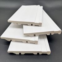 Plinthe moderne en polystyrène pour murs et sols, moulure décorative étanche, installation facile pour l'intérieur