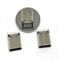 Hoyato Usb Type C 24pin Smt Socket Port de charge Pcb Solder Connector fabricant