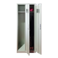 Super qualité métal 2 portes casier en acier vêtements placard de rangement armoire fer vêtements placard Almirah chambre meubles