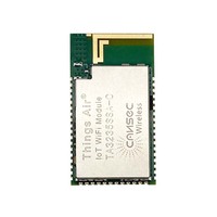 Modul Sakelar Wifi Transceiver Nirkabel 2.4Ghz Cansec Kinerja Tinggi TA3235SSA-C Ti CC3235 Modul Wifi Nirkabel