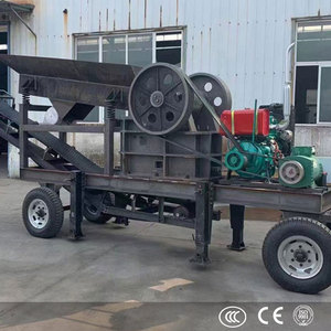 20t/h Construction Waste Pe 250x400 Model Stone Breaking Crushing Plant Small Rock diesel Jaw Crusher <b>Machine</b> - Product Image 2