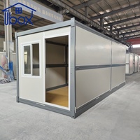 Maison préfabriquée pliable et extensible écologique de 20 pieds et 40 pieds, conteneur avec salle de bain, prix, maison mobile de luxe préfabriquée, maison portable