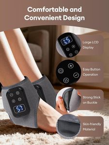 Attelle chauffante pour cheville, enveloppement électrique pour cheville avec massage par vibration et thérapie thermique pour le pied et la cheville - Product Image 4