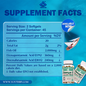 Gélules d'huile de poisson Oméga-3 1000mg sans OGM et sans gluten, <span class=keywords><strong>EPA</strong></span> <span class=keywords><strong>DHA</strong></span> pour les personnes souffrant de stress, expédition rapide, pureté et puissance élevées, ODM - Product Image 5