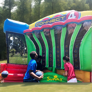 Tobogán Inflable Comercial Sunny de PVC para Baloncesto, 4 en 1, Juego Portátil de Tiro al Blanco para Carnaval - Product Image 2