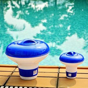 Suministros para tratamiento de agua de piscina Dispensador de tabletas de cloro flotante para piscina de 9 pulgadas Dispensador químico de gran capacidad de 9 "para tabletas de 3'' - Product Image 1