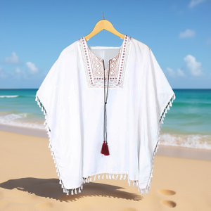 Copricostume Sexy da Donna in Chiffon per l'Estate, Sarong Bikini, Copricostume Kaftan da Spiaggia W22054-34 - Product Image 3