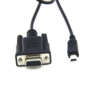 สายเคเบิล RS232 Serial DB9 ตัวเมีย ยาว 3 ฟุต 1 เมตร แบบกำหนดเองสำหรับขายส่ง ต่อกับ Mini B USB2.0 ตัวผู้ 5 พิน  หุ้มด้วย PVC ทองแดงแท้ รับประกัน 12 เดือน - Product Image 4