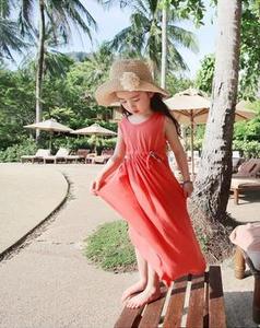 Vestido Maxi de Playa con Diseño de Moda para Niñas, Verano 2019 - Product Image 2