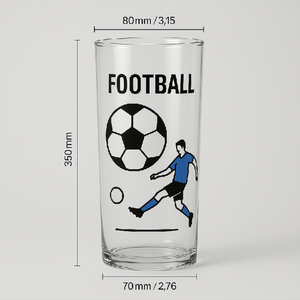 Recién llegado, fábrica de regalos de fútbol, venta al por mayor, creativo Wold Football Beer Glass Cup, juego de regalo para la Copa del Mundo - Product Image 3