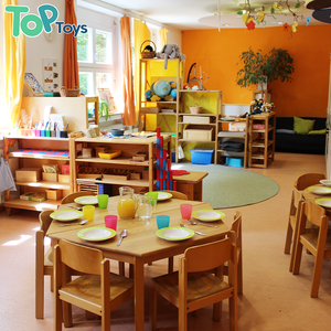 Moderna scuola materna Montessori e mobili per <span class=keywords><strong>la</strong></span> prima età prescolare asilo nido e classe Set per <span class=keywords><strong>la</strong></span> cura dei bambini e asilo nido sedie e tavolo - Product Image 1