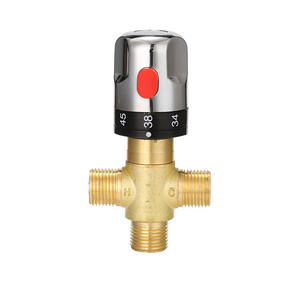 Válvula mezcladora termostática para control de temperatura de agua caliente y fría G12 0.1-1 Mpa - Product Image 4