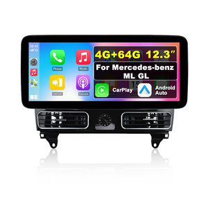 REAKO Qualcomm 668S 4 + 64G 12,8 pulgadas <span class=keywords><strong>Android</strong></span> Radio de coche para Mercedes-Benz <span class=keywords><strong>ML</strong></span>-Class GL-Class NGT 4,5 2013-2015 - Product Image 1