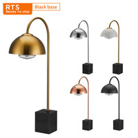 Lampe chauffante électrique en acier inoxydable sur base en marbre, lampe chauffante pour aliments, lampe chauffante pour buffet BW401