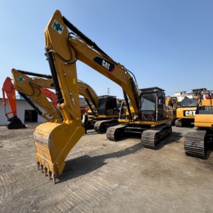 รถขุดตีนตะขาบแคทมือสอง รุ่น Cat 320d คุณภาพสูงจากญี่ปุ่น เครื่องจักรก่อสร้างมือสอง น้ำหนัก 20 ตัน รถขุด Cat320d ลดราคาพิเศษ - Product Image 1
