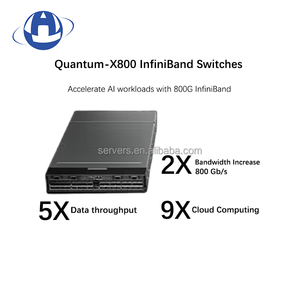 Q3200-RA Quantum-X800 800Gbps XDR InfiniBand 72พอร์ต2U 10GbE SFP + กิกะบิตอีเธอร์เน็ตเครือข่ายการรวมสวิตช์ศูนย์ข้อมูล - Product Image 1