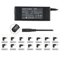Cargador Universal de Viaje para Portátil de 90w con 8~12 Puntas para HP/Dell/Asus/Acer/Samsung/Lenovo, con Certificación CE, FCC y ROHS