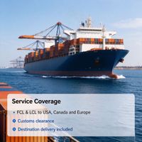 Agent d'expédition DDP Amazon FBA de Chine vers les États-Unis, fret maritime porte-à-porte, conteneur LCL FCL, service de fret avec droits payés