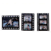 Moule en silicone YS pour cadre photo, art en résine, shaker, carte créative, pendentif, sable mouvant transparent, pour loisirs créatifs DIY, moulage d'époxy, pour porte-clés