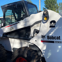 Chargeuse compacte polyvalente à levage radial, forte force de rupture, Bobcat S630 d'occasion pour travaux de génie civil général
