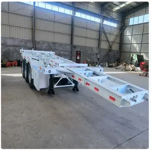 Best Price Superior Quality 20ft 40ft Container Transport Skeleton Container Chassis Semi-truck Trailer