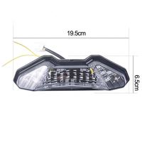 Accessoire de moto Yongjin, feu arrière LED pour Yamaha MT 07 MT 09