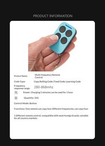 Télécommande universelle compatible RF pour portail de <span class=keywords><strong>parking</strong></span> et barrière de portes automatiques 300 MHz-868 MHz - Product Image 3