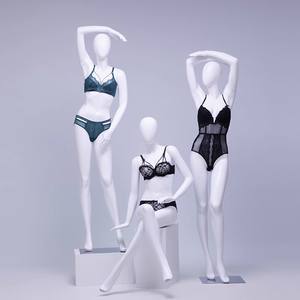 Mannequin Femme Grand Corps Galbé <span class=keywords><strong>Sous</strong></span>-Vêtements Modèle Fessiers Présentoir en Plastique avec Support Base en <span class=keywords><strong>Verre</strong></span> - Product Image 4