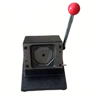 Ventes chaudes, kit de fabrication d'aimants de réfrigérateur rectangulaires de 50*50 mm avec machine à fabriquer des aimants de réfrigérateur, coupe-papier, matériaux pour aimants de réfrigérateur