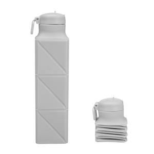 Botella de Agua de Silicona Libre de BPA, Reutilizable, Plegable y Portátil para Senderismo - Product Image 6
