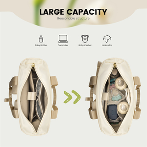 LOVEVOOK Mochila de Maternidade e para Fraldas de Bebê Multifuncional Portátil de Alta Qualidade, Expansível, com USB - Product Image 3