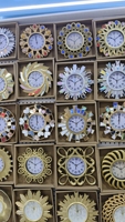 Miroirs et horloges 3 pièces dans un ensemble de décoration de maison de mode horloges murales