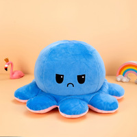 En gros Peluche Poulpe Mignon Personnalisé Peluche Animal Océan Double Face Réversible Flip Poulpe Peluche Jouets