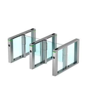 Tourniquet automatique à grande vitesse de barrière d'aileron d'entrée de carte de balayage de système de sécurité de porte d'oscillation - Product Image 3