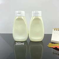 Flacon de 300 ml en PET carré en forme de grain de melon, pour shampoing et gel douche pour enfants, compagnon de voyage, vaporisateur à pompe à presser pour animaux de compagnie avec revêtement UV