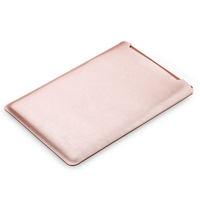Ensemble de sacs pour ordinateur portable en cuir PU rose doux avec logo personnalisé, sac d'alimentation, tapis de souris, organiseur de câbles, vente en gros