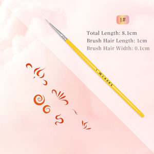 Pinceau doux pour le maquillage du <span class=keywords><strong>visage</strong></span> des enfants, stylo de <span class=keywords><strong>dessin</strong></span> coloré professionnel avec certification CE - Product Image 4