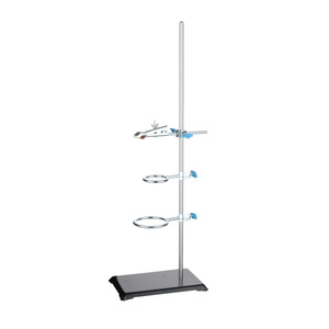 Soporte de laboratorio Degao para retorta de hierro de 40/50/60/70 cm con abrazaderas y anillos completos para soporte de experimentos químicos - Product Image 1