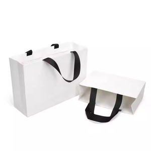 Bolsa de Papel Kraft Marrón con Logotipo Personalizado, Bolsa de Papel para Comida para Llevar, Bolsa de Regalo con Asa - Product Image 4