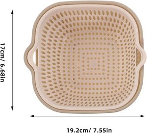 Passoire en plastique de style classique moderne pour accessoires d'ustensiles de cuisine - Product Image 1