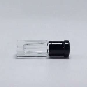 Wholesale 3ml 6ml 12ml Transparent Slender Octagonal Glass Cosmetic <b>Perfume</b> Essential Oil <b>Roller</b> Bottle - Product Image 3