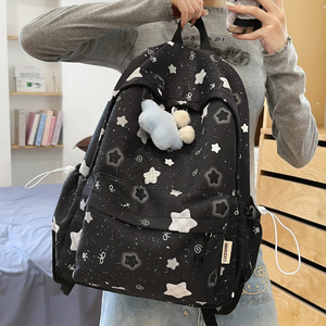Student schoolbag new model <b>backpack</b> <b>large</b> capacity lightweight cute girl double shoulder bag - Product Image 4