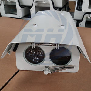 Cctv al aire libre doble Windows Cámara vivienda ventilador limpiaparabrisas LED IR AC24V DC24V - Product Image 3