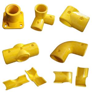 Connecteur SMC FRP haute résistance, résistant à la corrosion, raccord de main courante en fibre de verre, surface lisse, OEM accepté, découpe sur mesure - Product Image 2